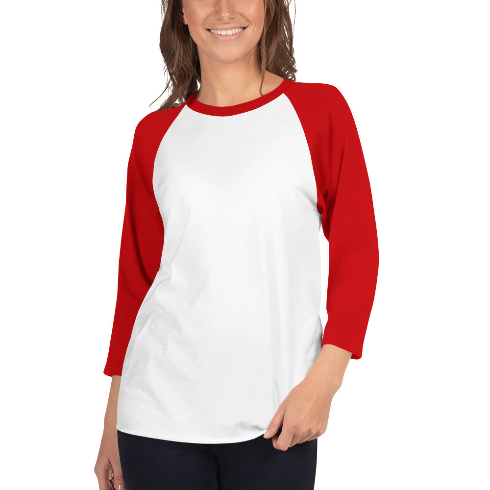 3/4 sleeve raglan shirt