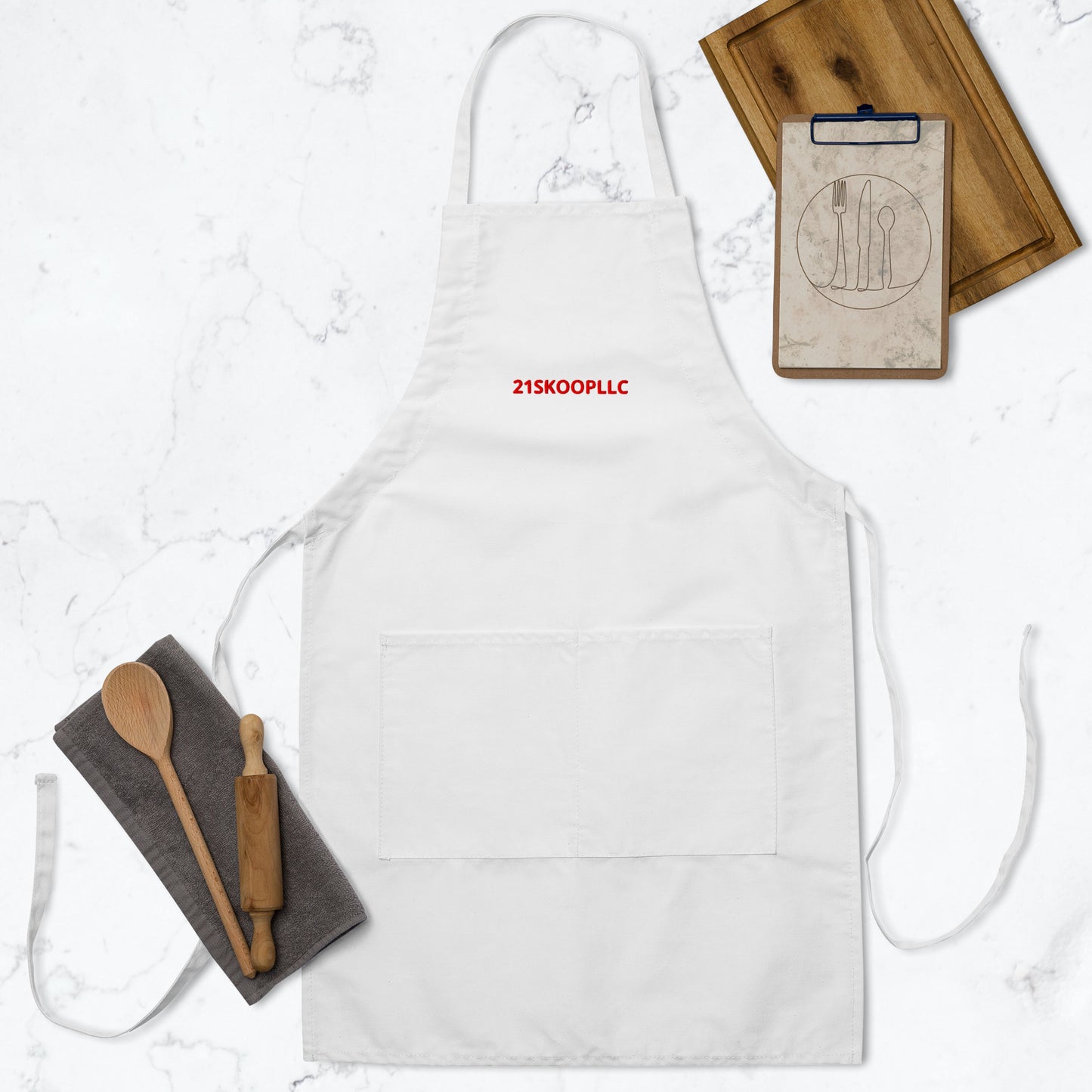 Embroidered Apron