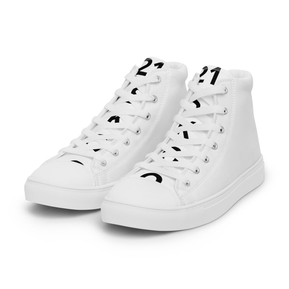 Women’s high top canvas shoes