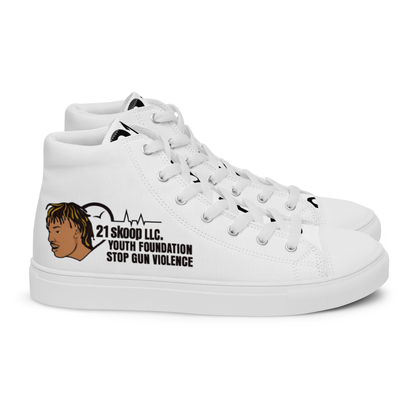 Women’s high top canvas shoes