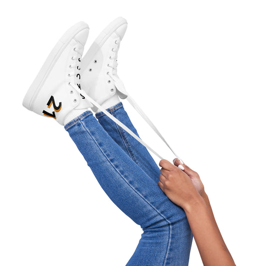 Women’s high top canvas shoes