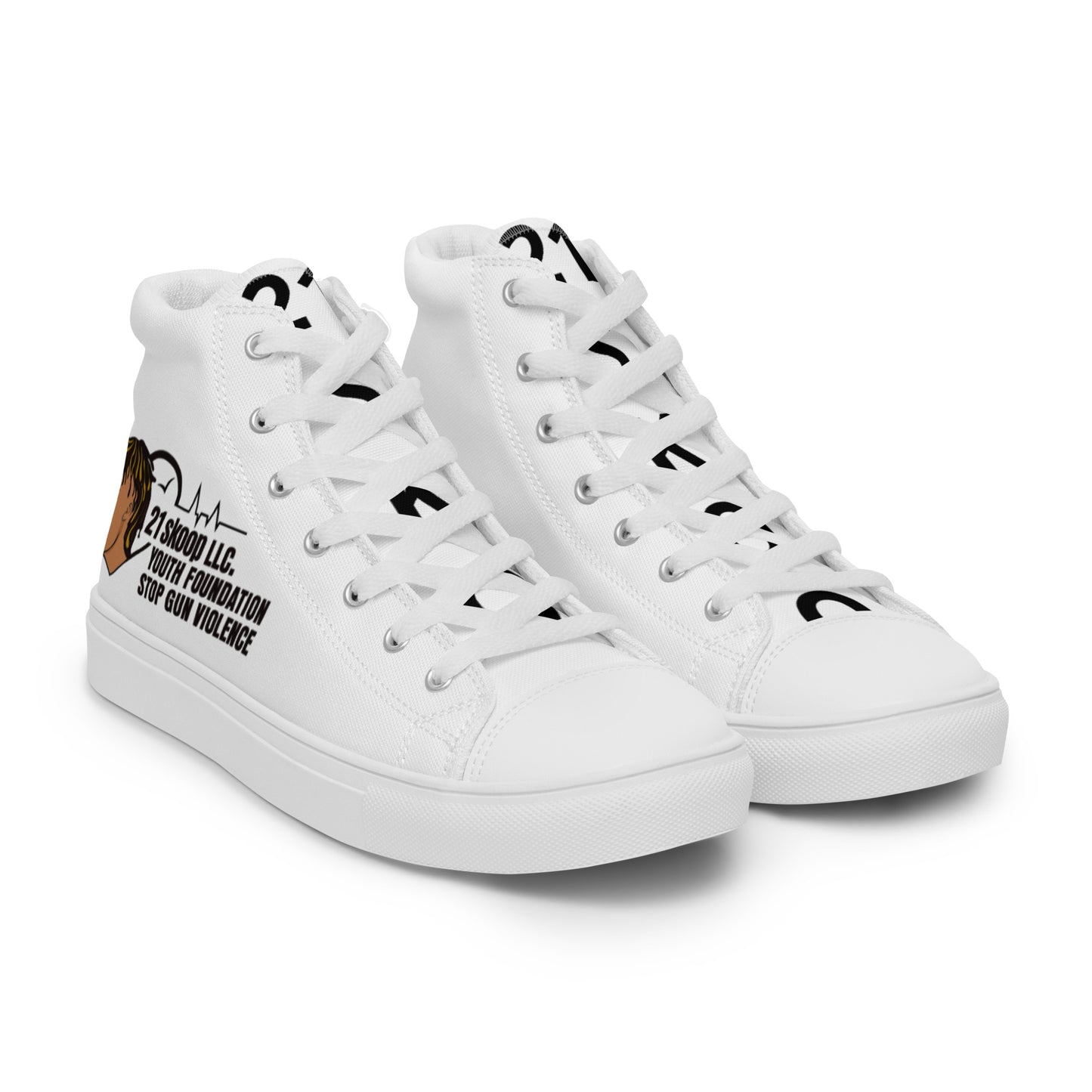 Women’s high top canvas shoes